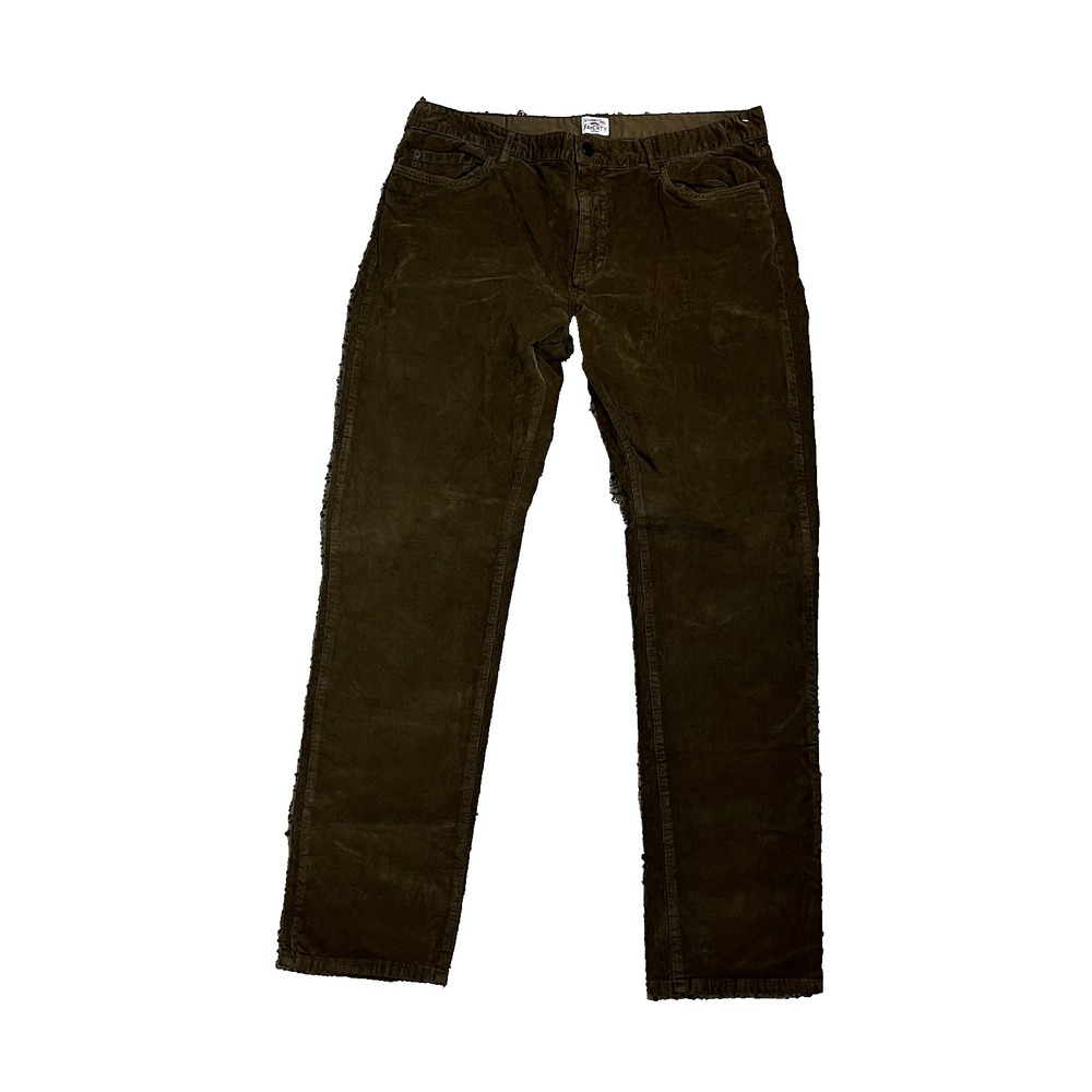 FAHERTY Julianne Cord Corduroy Jeans Womens 36 Brown Pants Zipper